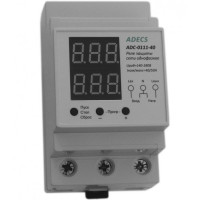 Реле напряжения (барьер) 40А  ADECS adc-0111-40    DIN-рейка 